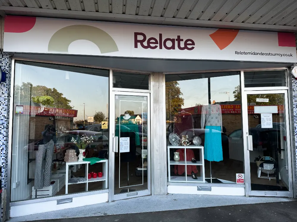 Relate charity shop